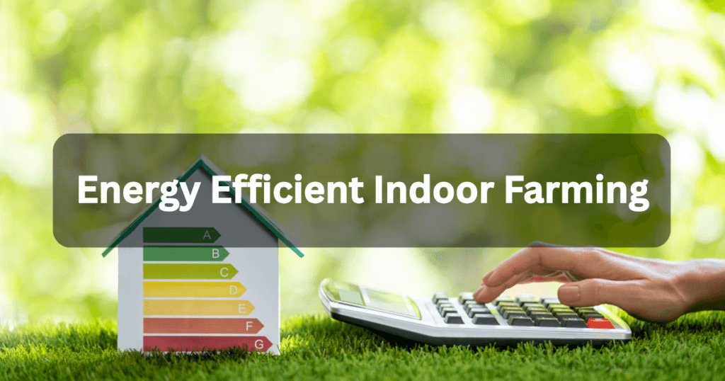 Energy-efficient indoor farming